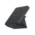 Anker Magnetic Battery (MagGo), 5K Foldable Magnetic Wireless Portable Charger and USB-C for iPhone 15/15 Plus/15 Pro/15 Pro Max, iPhone 14/13 Series (Black)