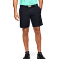 Under Armour Golf Iso-Chill Shorts, Black/Halo Gray, 36 9
