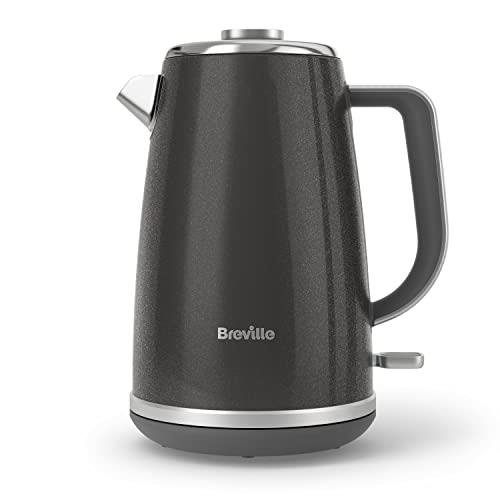 Breville Aura Electric Kettle | 1.7L | 3kW Fast Boil | Shimmer Grey [VKT232]
