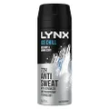 lynx Ice Chill Antiperspirant Body Spray, 165 ml