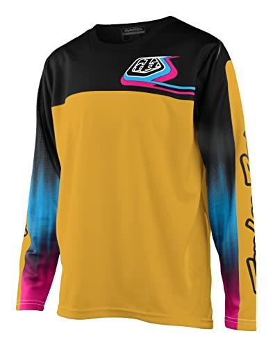 Troy Lee Designs Youth Sprint Jet Fuel Jersey, Golden, Youth X-Large