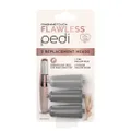 Finishing Touch Flawless Pedi Replacement Heads for Rechargeable Pedi Tool - Removes Tough Calluses, Cracked Dry Skin Safely - Easy To Use - 3 Pack