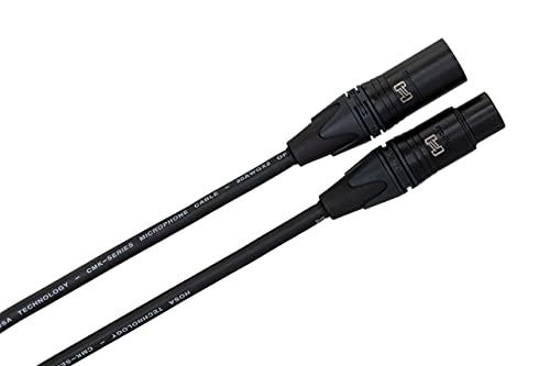 Hosa Neutrik XLR3F to XLR3M Edge Microphone Cable, 5-Feet Length