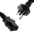 8Ware RC-3078AU Power Cable Male Wall 240v PC, 2 Meter Length