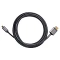 Soniq CAC-SK200K Slim HDMI Cable A/D Cable With Micro HDMI Adapter 2M-(Black)