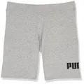 PUMA Men's Essential Logo Short Leggings, Light Gray Heather, X-Large