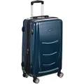 Amazon Basics Hardshell Luggage, 24"/ 61 cm, Navy Blue