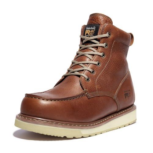 Timberland PRO Men's 53009 Wedge Sole 6" Soft-Toe Boot,Rust,8.5 M