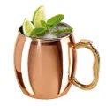 Oggi Moscow Mule Copper Plated Mug with EZ-Grip Handle, 20-Ounce