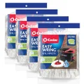 O-Cedar EasyWring Spin Mop Microfiber Refill (Pack of 4),White