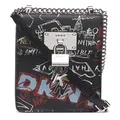 DKNY Elissa N/S Crossbody, Black Iconic Graffiti