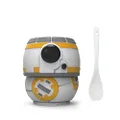 Zak Designs Star Wars Ep7 Unique 3D Character Sculpted Ceramic Coffee Mug with Ceramic Spoon, Collectible Keepsake and Wonderful Coffee Mug (13 oz, BB-8, BPA-Free)