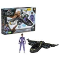 Black Panther Marvel Studios' Wakanda Forever Vibranium Blast Sunbird with 6-Inch Shuri Action Figure, Toy for Kids Ages 4 and Up