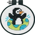 Dimensions Playful Penguin Counted Cross Stitch