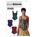 Butterick 5662 Sewing Pattern Boned Corsets with Lacing, Size 6-8-10-12-14