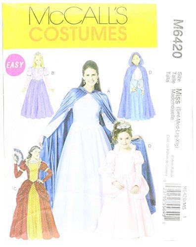 McCall's 6420 Children's & Girl's Storybook Character Costumes Sewing Pattern - Size 8-10-12-14-16-18-20-22