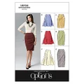 Vogue V8750 Misses' Side-Flare or Pencil Skirts - Size 6-8-10-12