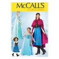 McCall's 7000 Winter Princess Dresses and Cape with Collar and Capelet - Size 8-10-12-14-16-18-20-22