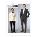 Vogue 9097 Men's Pattern Shawl Collar Tuxedo Jackets and Pants - Size 34-36-38-40