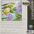 Dimensions Goldfinch and Lilacs Counted Cross Stitch Kit