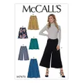 McCall's 7475 Misses' Flared Skirts, Shorts and Culottes, Size 14-16-18-20-22