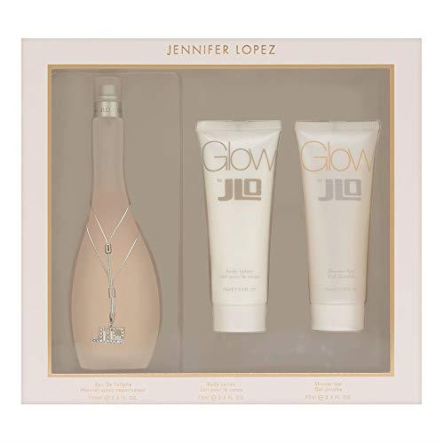 Jennifer Lopez Eau de Parfume Spray, Body Lotion, Shower Gel 3 Pieces Gift Set for Women, 3 millilitre