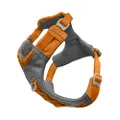 Kurgo Journey Air Dog Harness, Vest Harnesses for Dogs, Pet Hiking Harness for Running & Walking, Reflective, Padded, Includes Control Handle, No Pull Front Clip (Orange, Small)