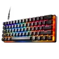 SteelSeries Apex Pro 60% (Mini) 0.1-4.0mm Adjustable Hyper-Magnetic Rapid Trigger OmniPoint 2.0 Switch Mechanical Gaming Keyboard (US Layout) - World’s Fastest Gaming Keyboard