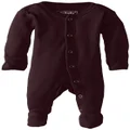Lovedbaby Baby-Boys Organic Footed Overall, Eggplant, 6-9m