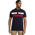 Nautica Men’s Zeke Polo Shirt, Navy, Small