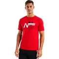 Nautica Men’s Dock T-Shirt, Red, Small