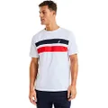 Nautica Men’s Arnott T-Shirt, White, Medium