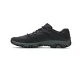 Merrell Mens Sneaker Hiking Shoe, Black, 11.5 US
