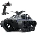 Mostop RC Tank 2.4Ghz Remote Control Crawler High Speed Tank Off-Road 4WD RC Car 2.4 Ghz RC Army Truck 1/12 Drift Tank RC Tank for Kids Adults