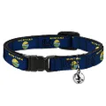 Cat Collar Breakaway Montana Flags 8 to 12 Inches 0.5 Inch Wide