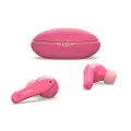 Belkin SOUNDFORM Nano, True Wireless Earbuds, 85dB Limit for Ear Protection, Online Learning, IPX5 Sweat and Water Resistant, 24 Hours Play Time for iPhone, Galaxy, Pixel and More, Pink (PAC003)