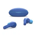 Belkin SOUNDFORM Nano, True Wireless Earbuds, 85dB Limit for Ear Protection, Online Learning, IPX5 Sweat and Water Resistant, 24 Hours Play Time for iPhone, Galaxy, Pixel and More, Blue (PAC003btBL)