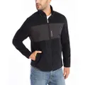 Nautica Men's Full-Zip Mock Neck Fleece Sweatshirt, True Black, X-Large
