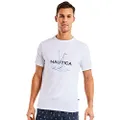 NAUTICA Men's Archie T-Shirt White, S
