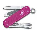 Victorinox Swiss Army Pocket Knife Classic SD Alox with 5 Functions, Flamingo Party