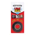 Rust-Oleum Leakseal Self-Fusing Silicone Tape Matte Black 3m - Waterproof and Temperature-Resistant Sealing for Pipes and Hoses, Safe for Electrical Wire Insulation, Offers Strong and Lasting Repairs