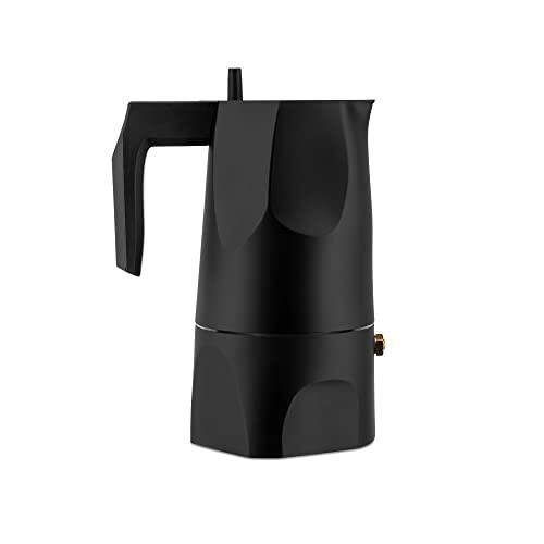Alessi M,B Ossidiana Espresso Coffee Mug, Black
