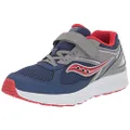 Saucony Unisex Kid's Cohesion 14 A/C PS Sneaker, Navy/Red, US 1