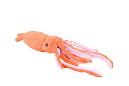 Wild Republic Squid, Foilkins Junior, Stuffed Animal, 8 inches, Kids, Plush Toy, Fill is Spun Recycled Water Bottles