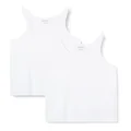 Emporio Armani Bodywear, Men's 2 Pack Singlet, White, Large