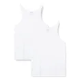 Emporio Armani Bodywear, Men's 2 Pack Singlet, White, Large