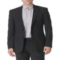 Calvin Klein Men's Slim Fit Suit Separates, Solid Black, 36 Short