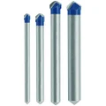 BOSCH NS2000 4-Piece Carbide Tipped Natural Stone Tile Bits Assorted Set for Drilling Natural Stone, Granite, Slate, Ceramic and Glass Tiles, Easy Application with No Water Required