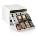 YouCopia SpiceStack Adjustable Spice Rack Organizer, Pull-Down 24-Bottle Seasonings and Spices Holder for Kitchen Cabinet and Pantry Organization with 104 Included Labels