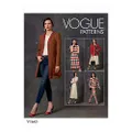 Vogue V1643 Misses' Sewing Pattern Petite Jacket, Dress and Skirt, Size 14-16-18-20-22